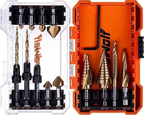 Stufenbohrer set 13tlg hss - set,